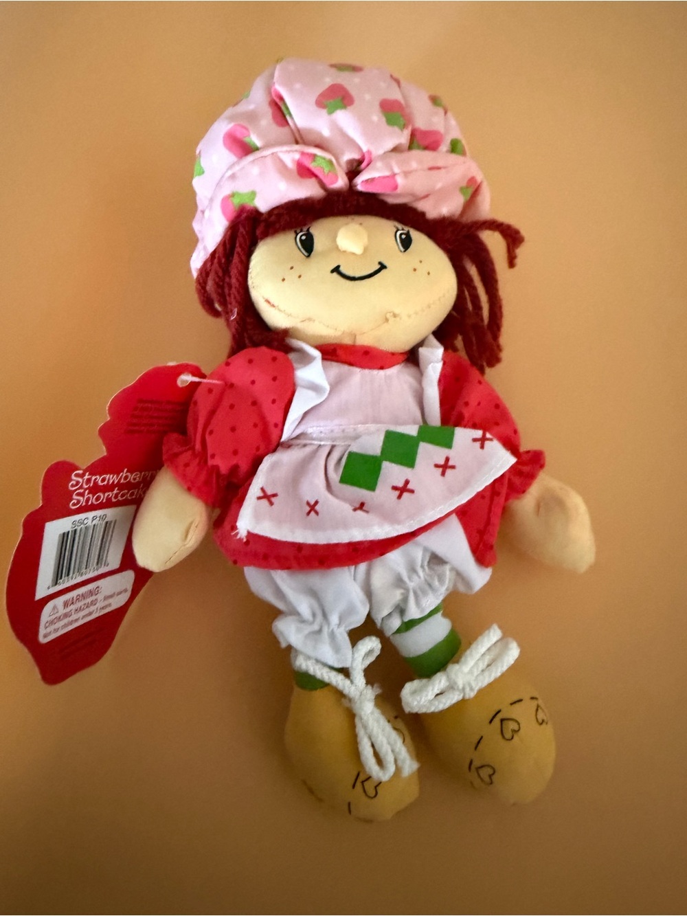 Strawberry Shortcake Plush Doll - Pink & Red